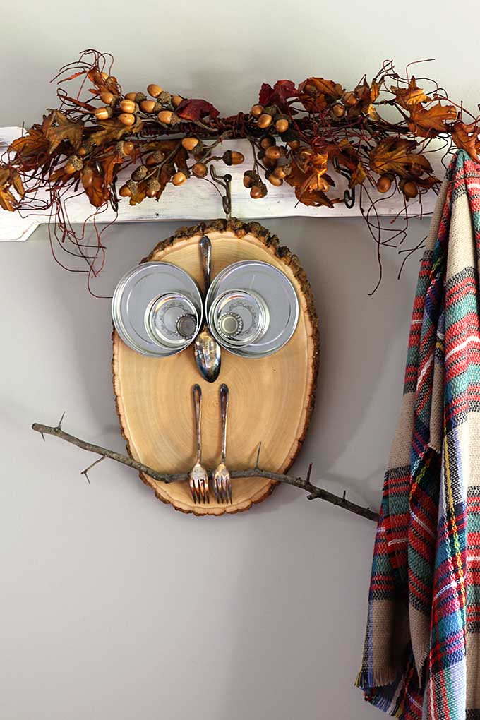 DIY Wood Slice Owl • House of Hawthornes