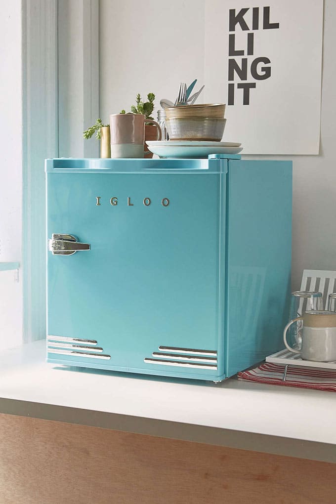 Igloo retro style refridgerator.