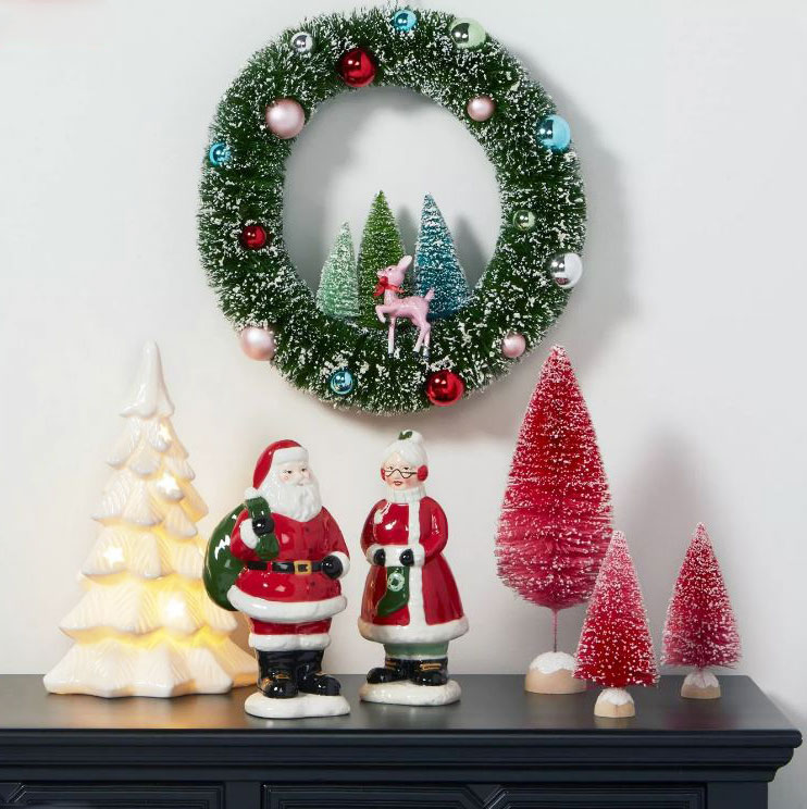 Vintage Christmas Vintage Father Christmas Christmas bottles Christmas decorations