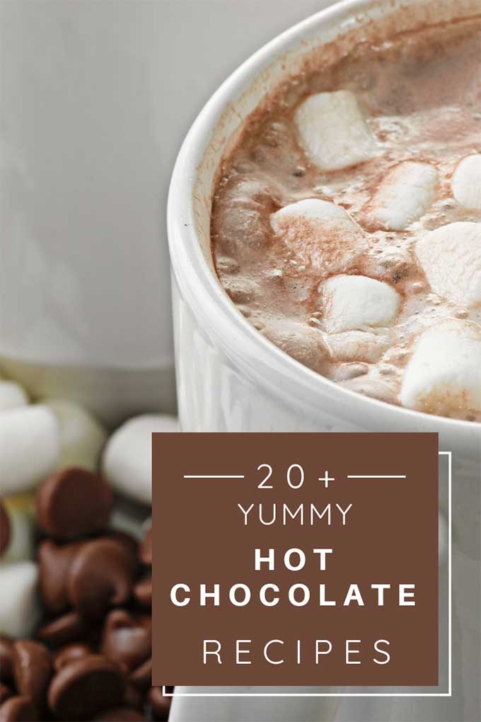 Discover over 20 hot chocolate recipes perfect for warming up your winter days. Including traditional, crockpot and boozy recipes.