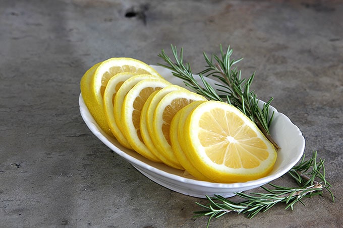 Ingredients for a DIY stove top air freshener