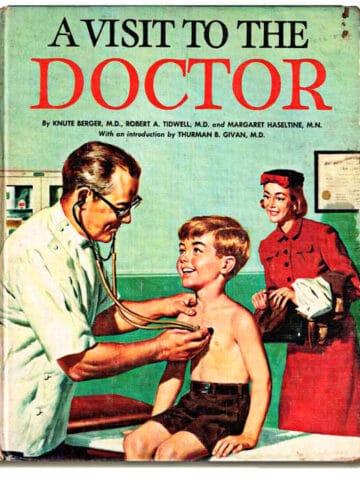 Vintage Childrens Doctors Visit Book