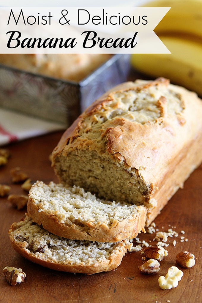 Best Moist Banana Bread Recipe - House of Hawthornes