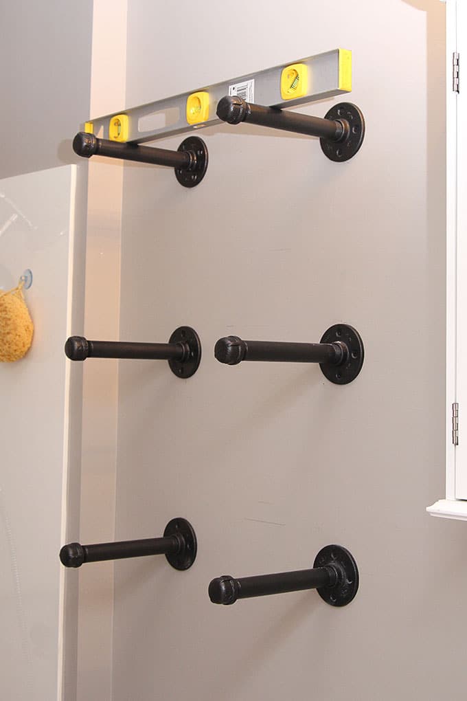 DIY Industrial Pipe Shelves - House of Hawthornes