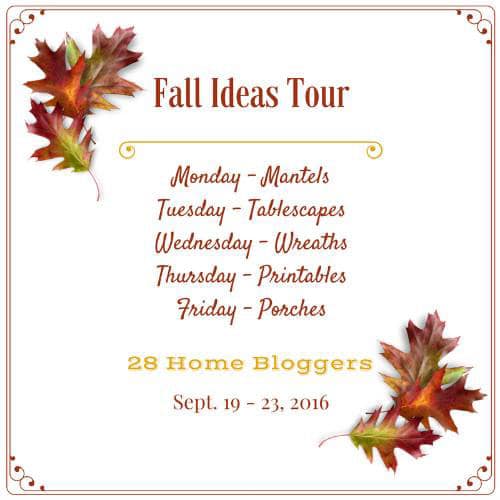 28 Home Decor Bloggers share their best fall home decor ideas! 