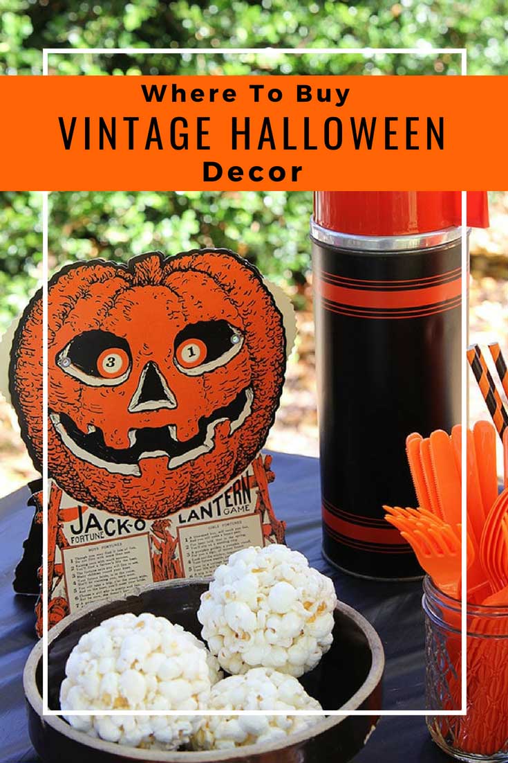 Where to buy vintage looking Halloween decor online! 