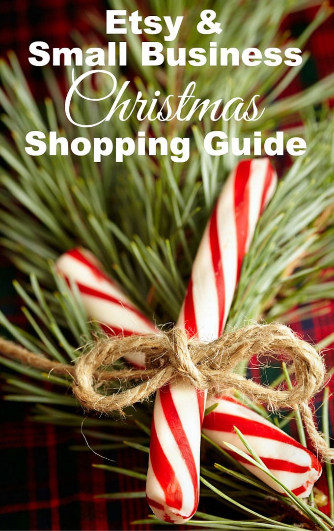 Lots of gift ideas for the holidays, this Christmas shopping guide is for people who want to shop online and support Etsy and small business owners.