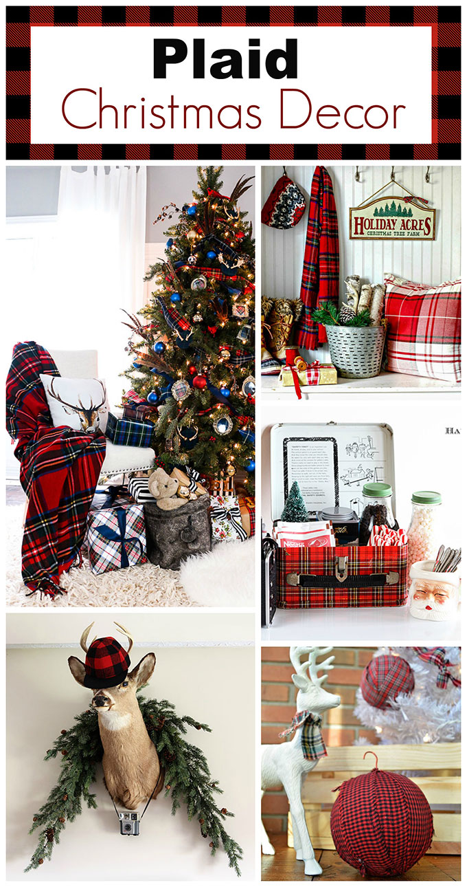 Plaid Christmas Decor Ideas For The Holidays - House of 