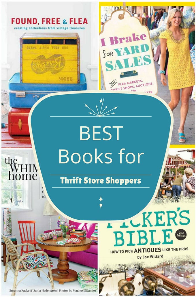 10 of the BEST Books For Thrift Store Shoppers, including ideas on how to find great deals, thrift store decorating and best practices for reselling.