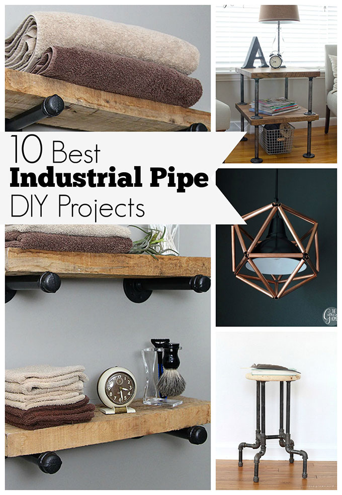 DIY Industrial Paper Towel Holder - Taryn Whiteaker Designs