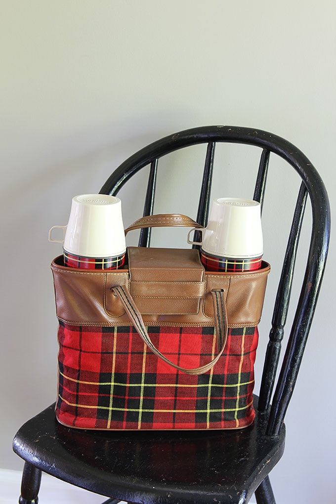 Thermos plaid picnic set