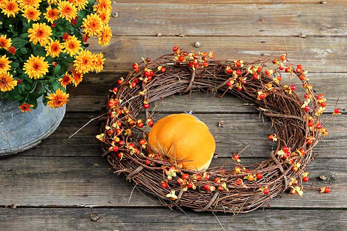 DIY fall wreath