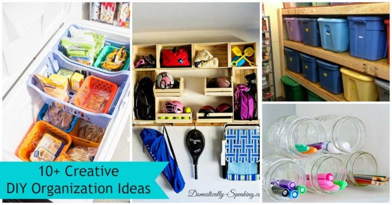 50+ Incredibly Creative Home Organizing Ideas & DIY Projects