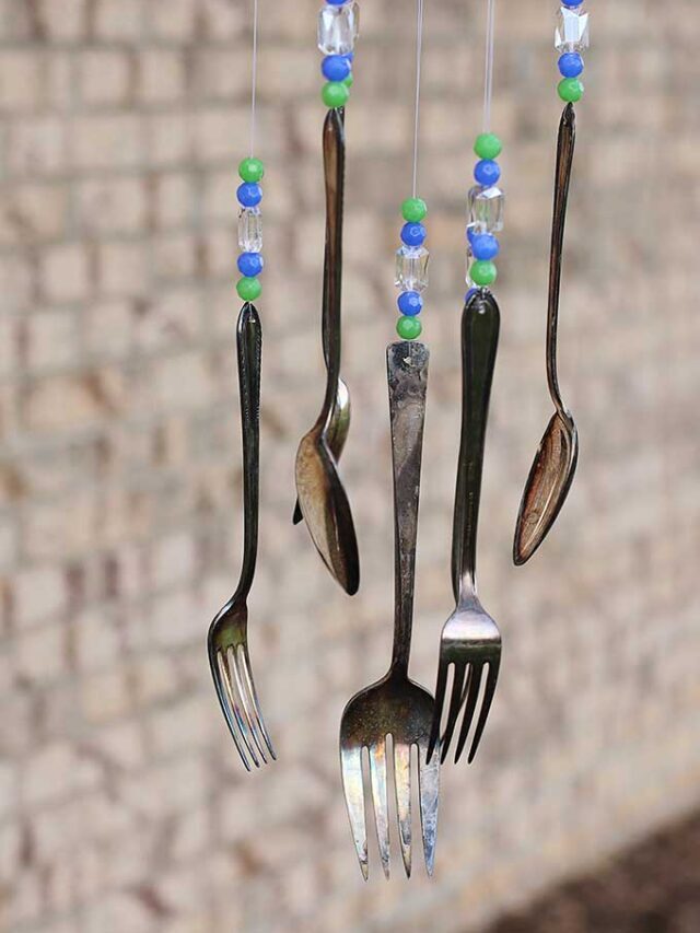 HOW TO MAKE SILVERWARE WIND CHIMES STORY