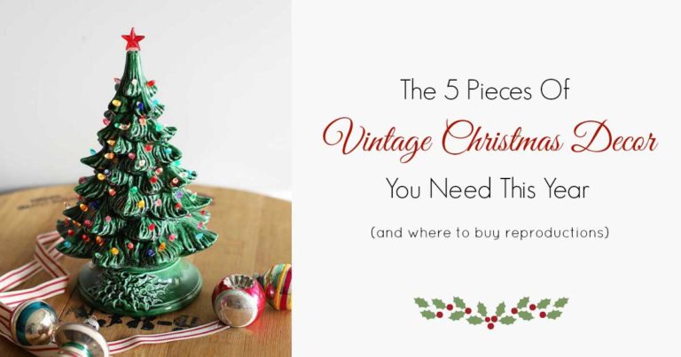 20 Vintage Christmas Decor Ideas for a Nostalgic Holiday