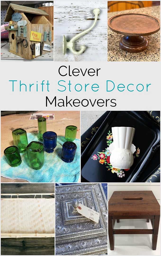 Thrift store decor makeovers