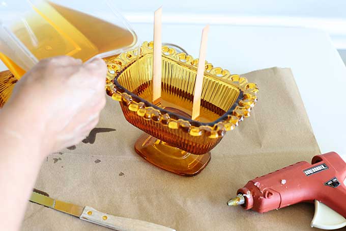 DIY: Turn Vintage Glassware into Homemade Candles — CLOTHES & WATER