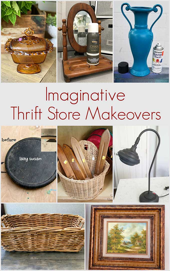 Imaginative thrift store makeovers
