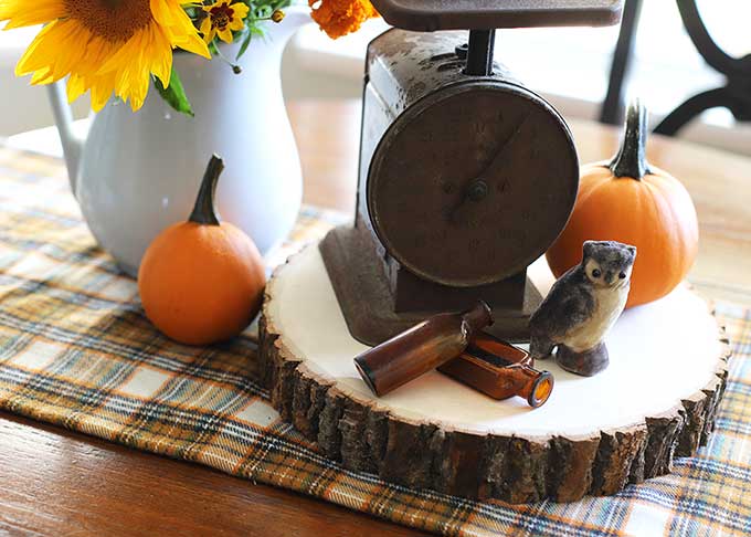 Rustic fall decor