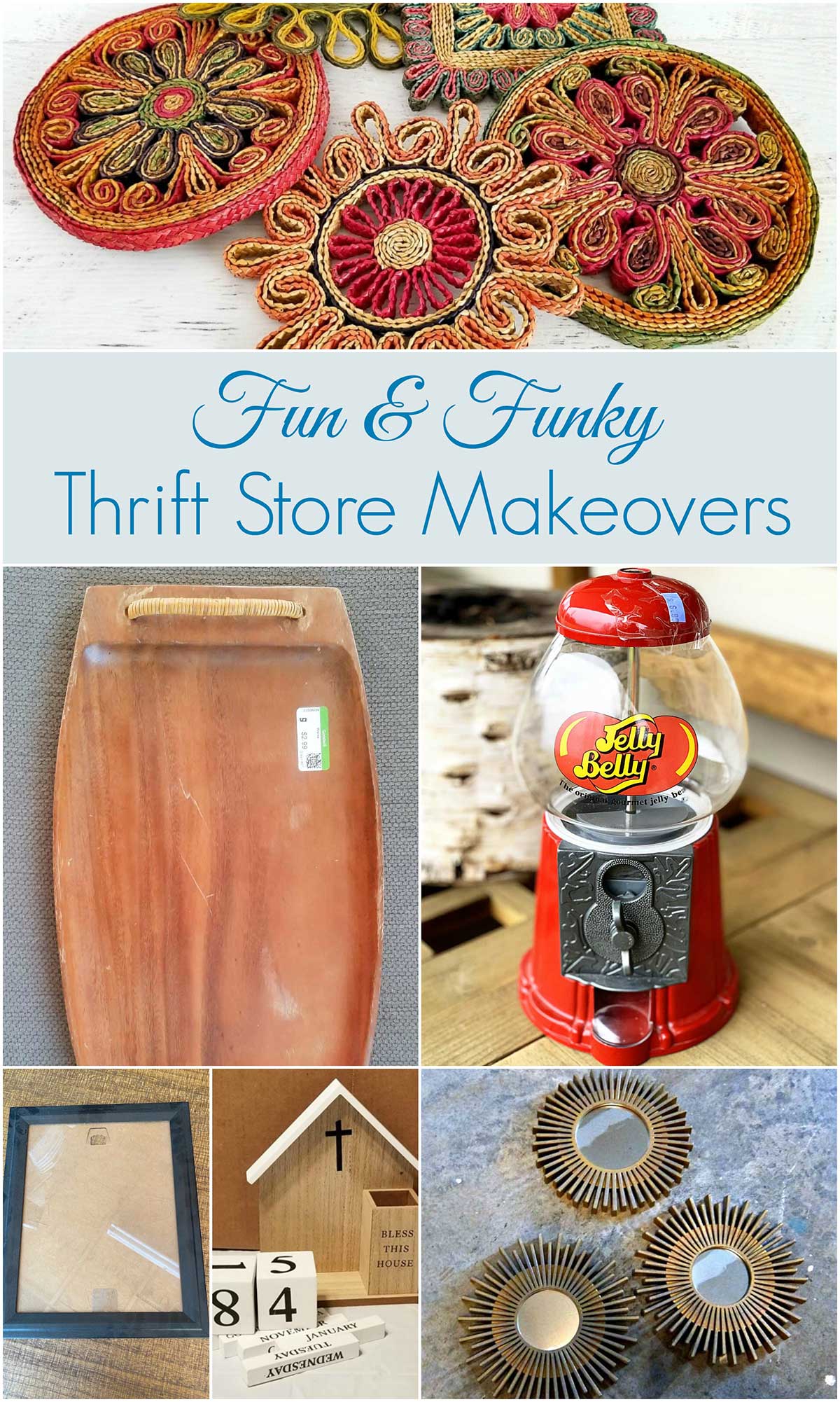 thrift store upcycle projects