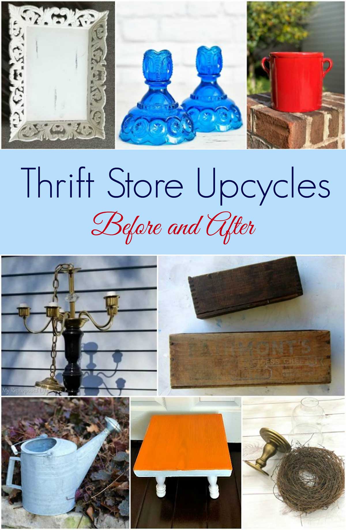 before and after thrift store makeovers