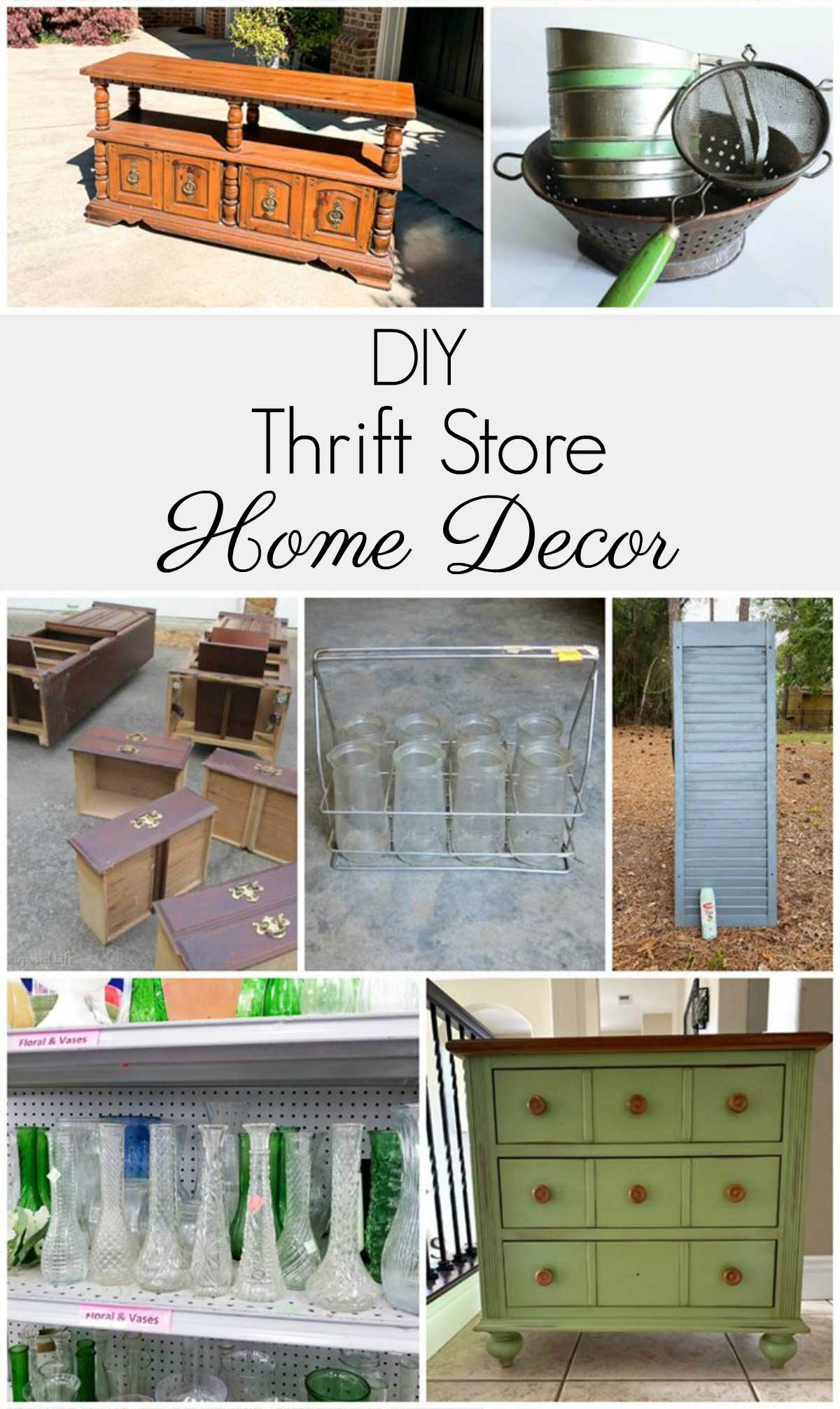 DIY thrift store home decor ideas