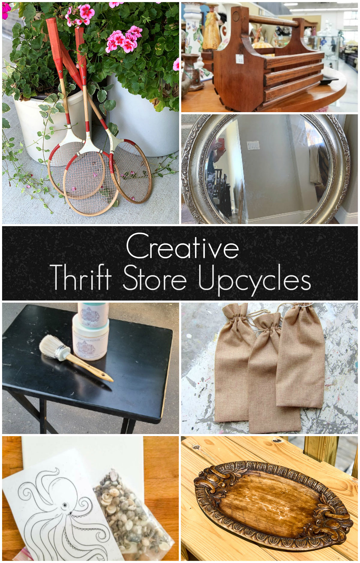 Creative thrift store upcycles