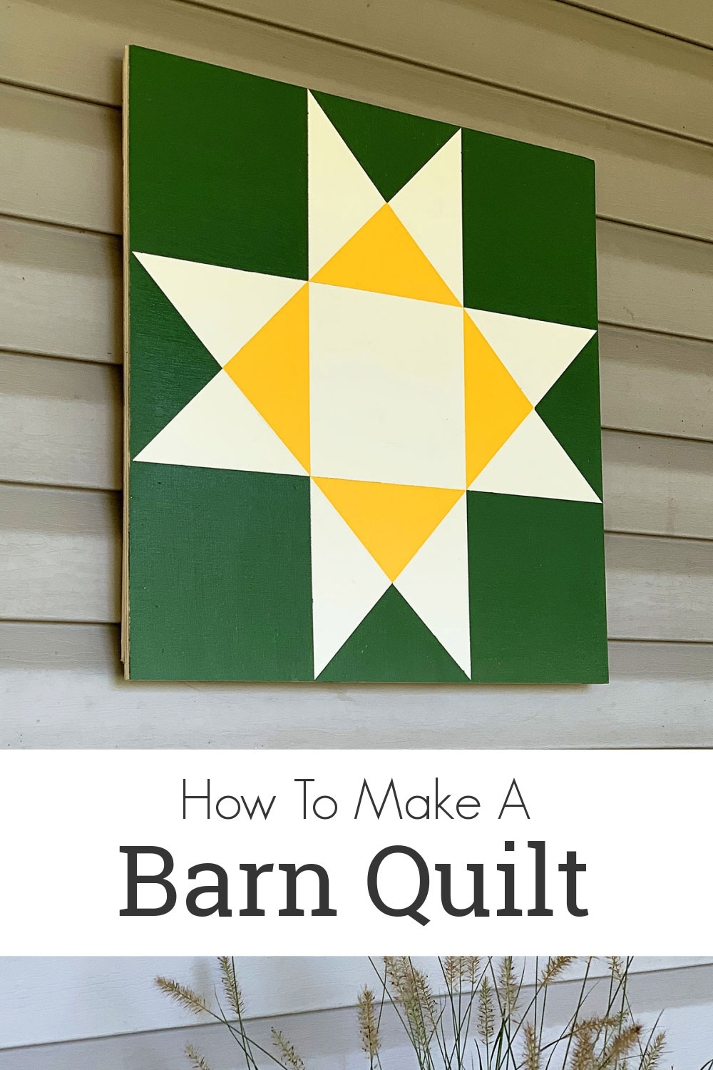 how to make a barn quilt