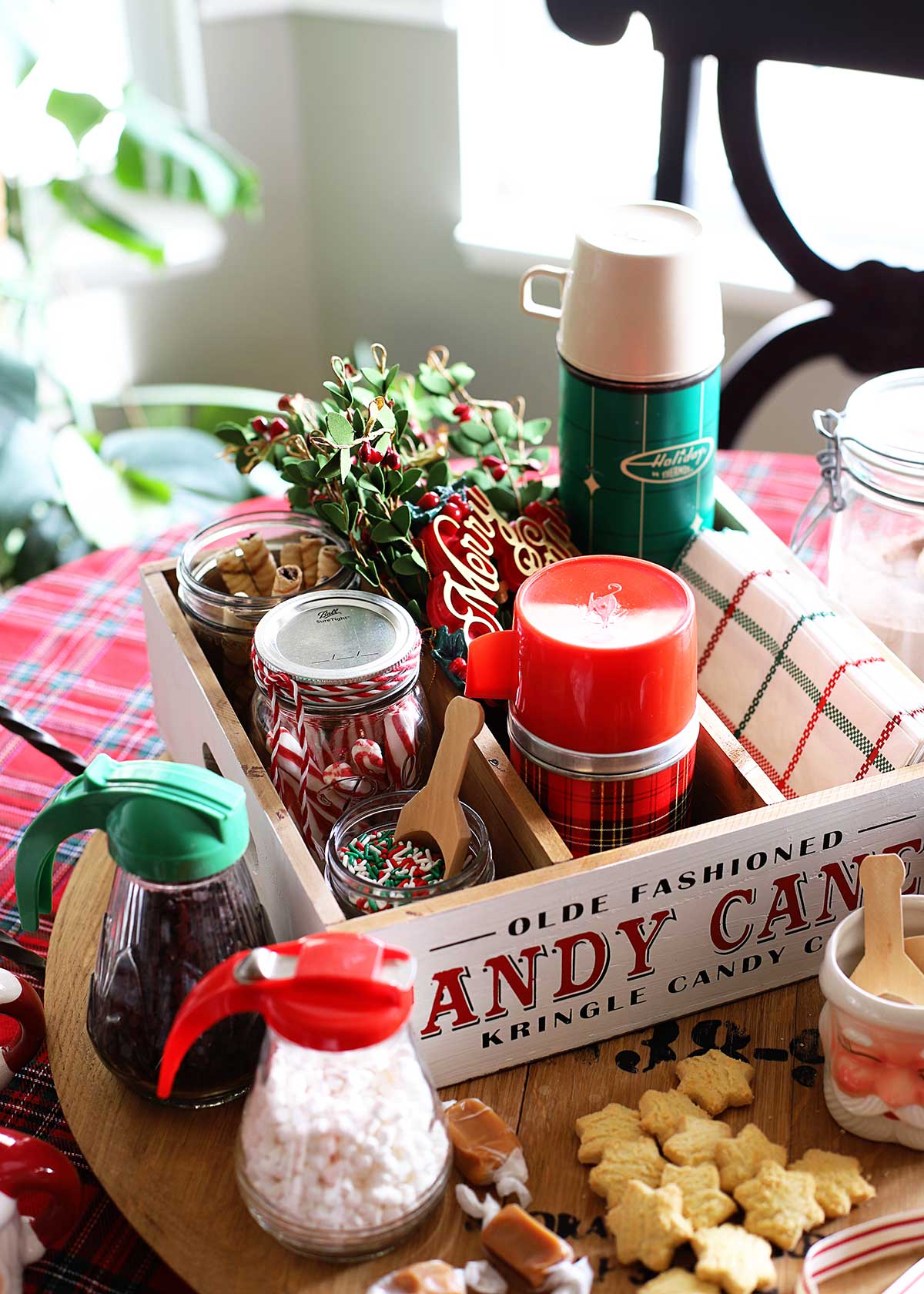 A Holiday Hot Cocoa & Coffee Bar