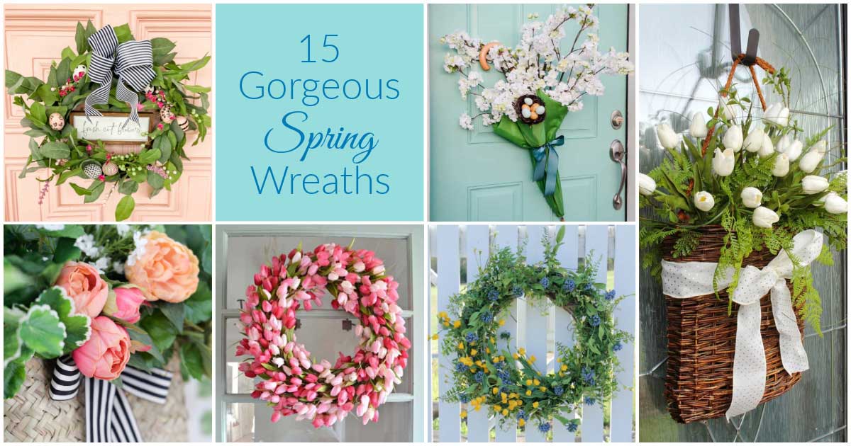 spring wreath ideas to DIY