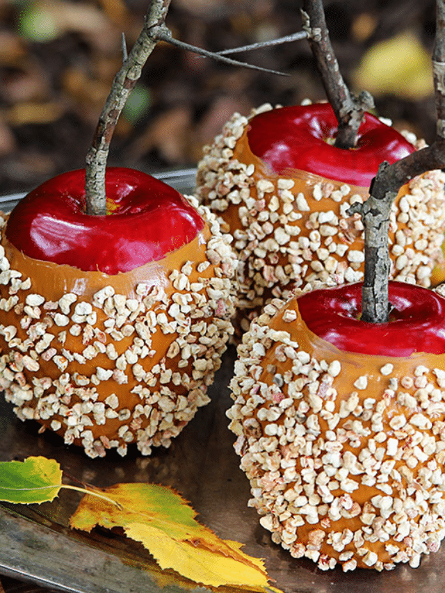 MAKING FAUX CARAMEL APPLES (FOR FALL DECOR) story