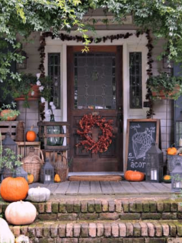 CUTE FALL DECORATIONS FOR OUTSIDE STORY