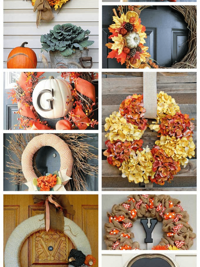 BEST DIY FALL WREATHS FOR YOUR FRONT DOOR STORY