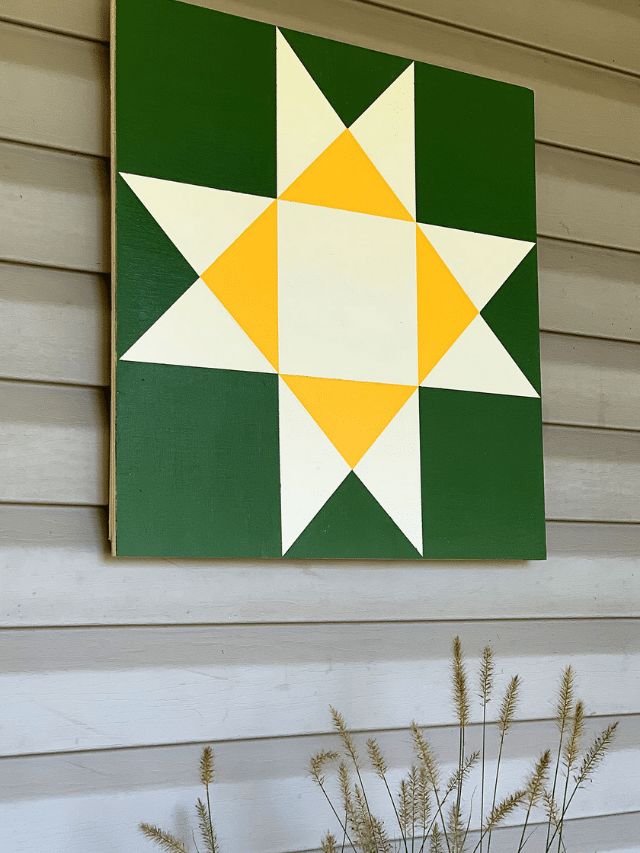 HOW TO MAKE A BARN QUILT story