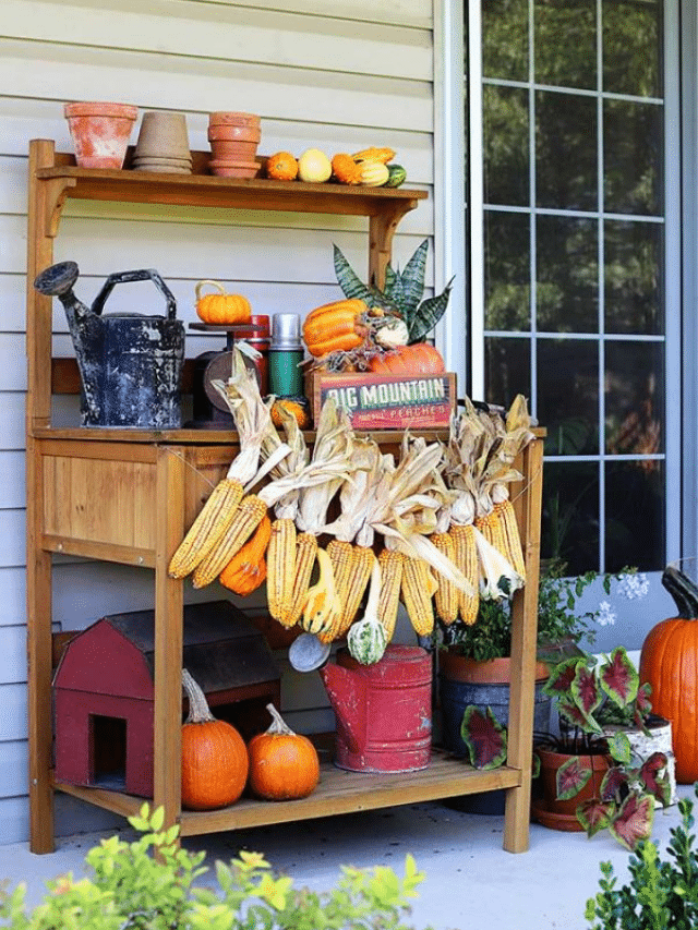 HOW TO MAKE A FALL CORN GARLAND story
