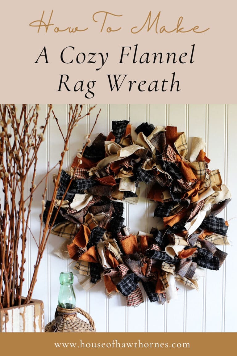 Easy Rag Wreath Tutorial - House of Hawthornes