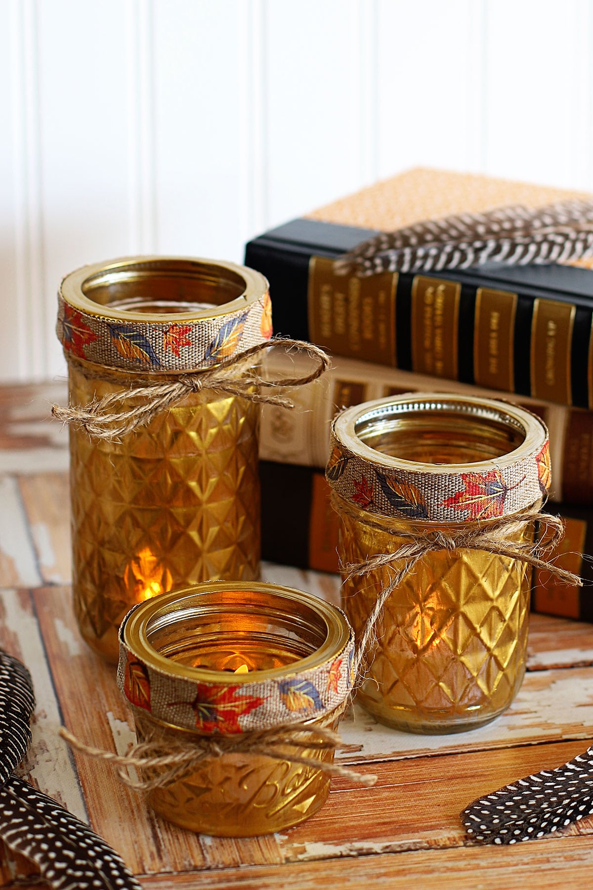 Candle store holder jar