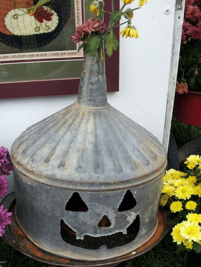 REPURPOSED FUNNEL JACK-O'-LANTERN story