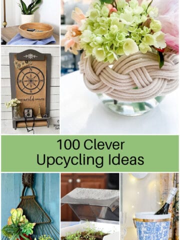 Recycle, Reuse and Repurpose with these 100 clever upcycling ideas! Discover creative thrift store makeover ideas to use around the house.