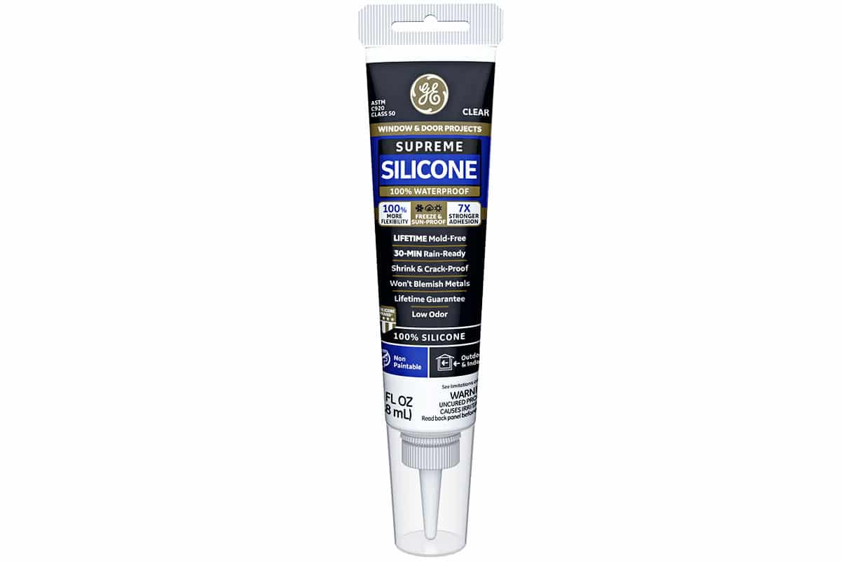 GE Supreme Silicone Sealant for Windows and Door Projects.