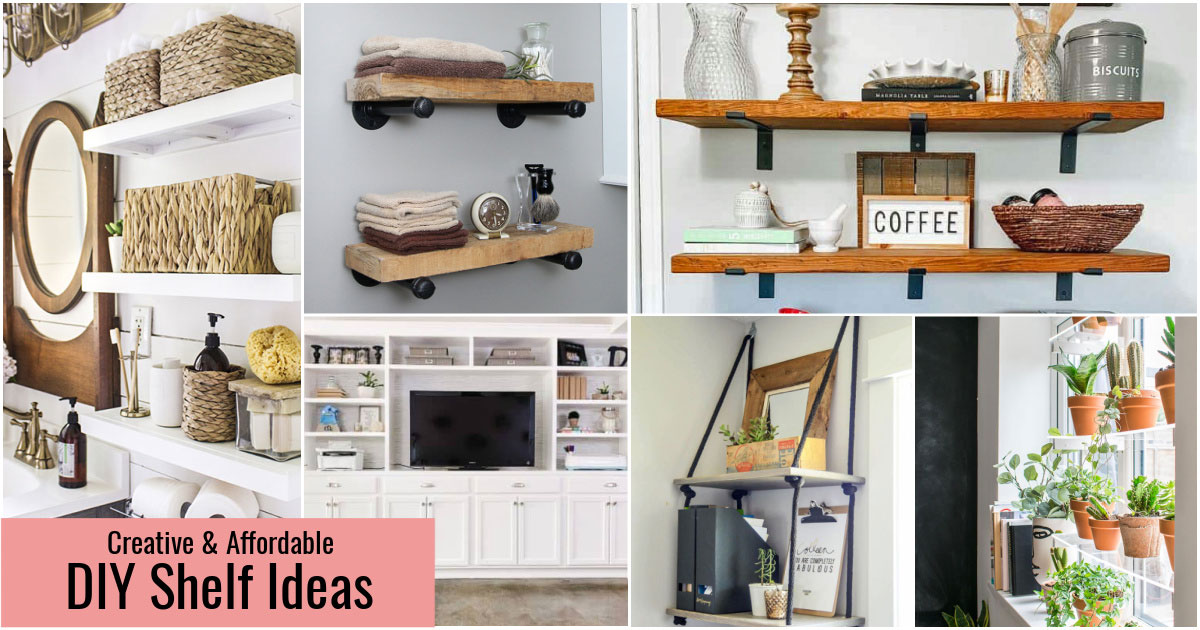 12 Affordable Diy Shelving Ideas For Your Home House Of Hawthornes