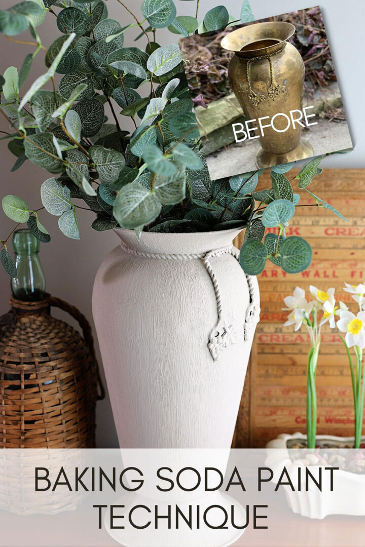 Baking Soda Paint Thrift Store Makeover House of Hawthornes