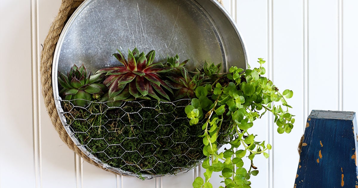 How To Make Planters Out Of Baskets (A DIY Guide) - House of Hawthornes
