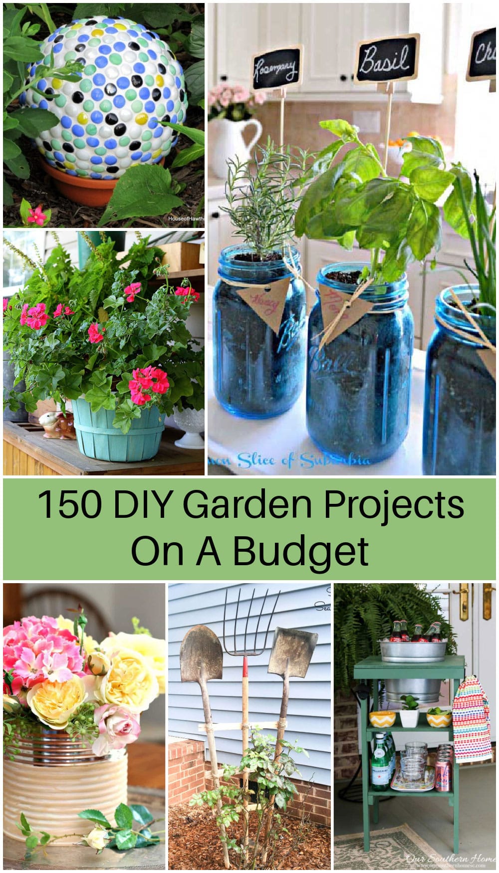 Over 150 budget-friendly projects to make for your garden this year.