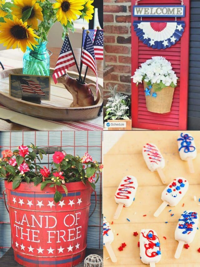 BUDGET FRIENDLY PATRIOTIC DECOR & RECIPES