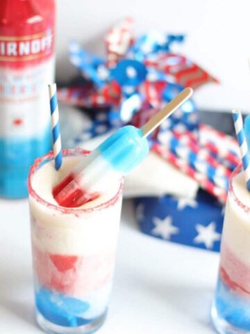 4th of July cocktail including this popsicle cocktail.