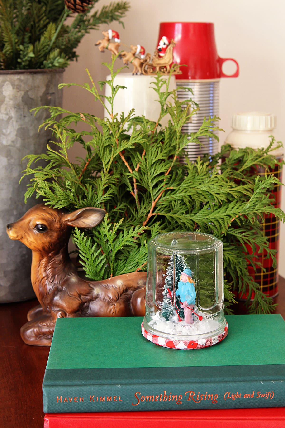 Easy DIY Waterless Snow Globe - House of Hawthornes