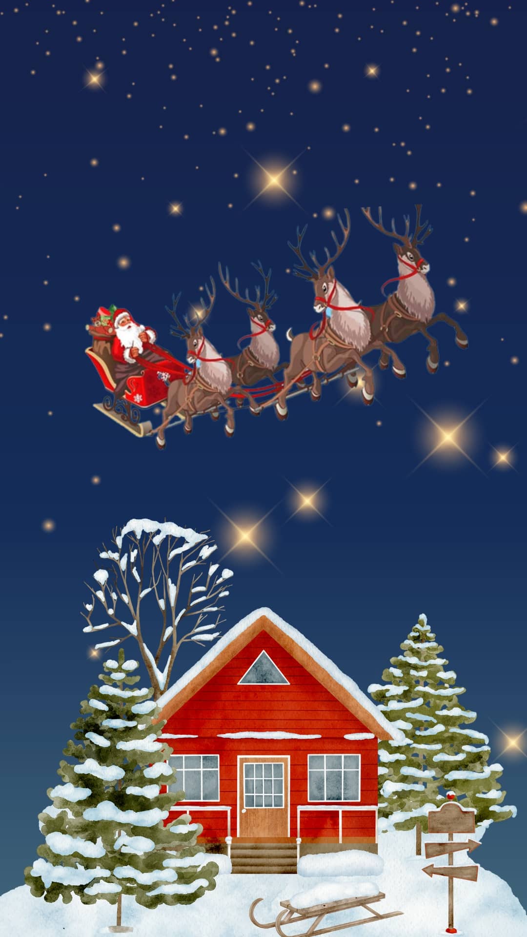 Christmas Clock App Icon  Holiday iphone wallpaper, Wallpaper iphone  christmas, Christmas phone wallpaper