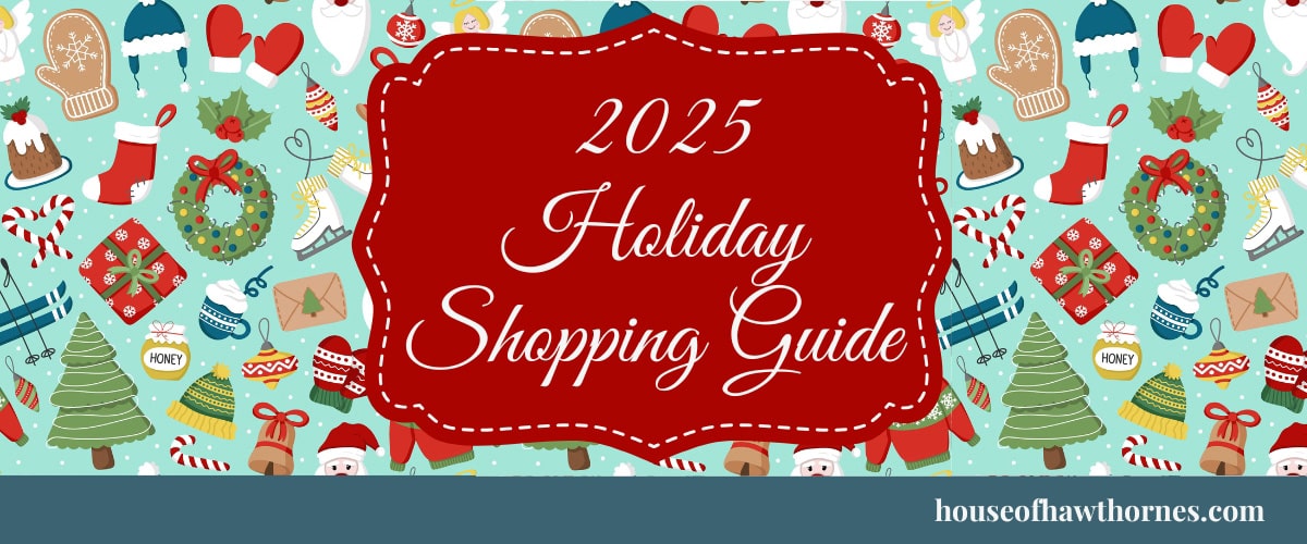Holiday Shoppin Guide for House Of Hawthornes including vintage Christmas decor, gardening supplies, home decor and gift ideas.